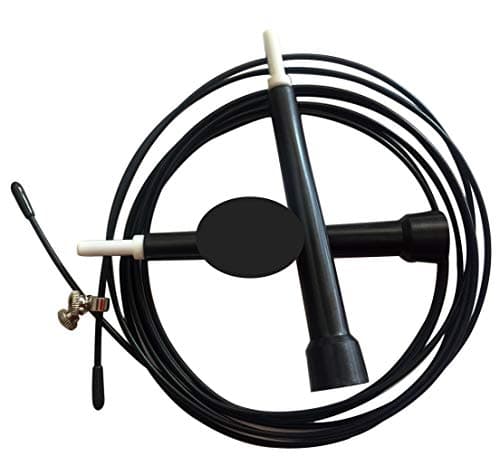 Reign Fitness CrossFit Jumping Rope For Men, Women & Children | Adjustable Skipping Rope With Ergonomic Handle Grip | Ideal For Cardio Workouts, Toning, Speed, MMA, Weight Loss, Double Unders & More