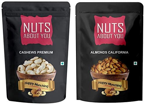 NUTS ABOUT YOU Almonds 500g and Cashews 500g