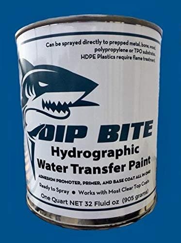 Flat White 32oz Quart Can Hydrographic Water Transfer Printing Hydro Dipping Dip Paint