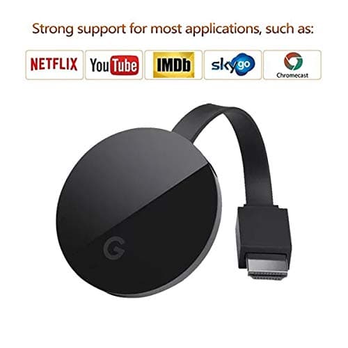 Saiwill Miracast Wireless Display Receiver 1080P HDMI WiFi Media Streamer Adapter Support Chromecast YouTube Netflix Hulu Plus Airplay DLNA TV Stick for Android/Mac/iOS/Windows