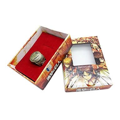 Attack on Titan Recon Corps Wings of Freedom Alloy Cosplay Ring