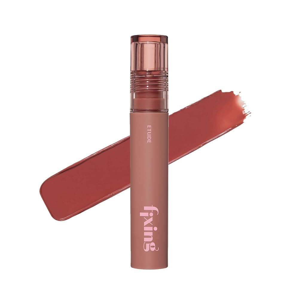 Fixing Tint #16 Baked Pecan (4g) | Long Lasting High Pigmented Liquid Lipstick | Waterproof Lightweight Matte Finish Lip Stain | Full Coverage | Korean Makeup, Kbeauty