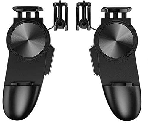 SK Handloom Udyog Combo of S12 for PUBG Mobile Gamepad Controller with L1R1 Shooter Trigger Fire Button Aim Key Joystick for iOS and Android Shooting Game with Gorilla Tripod 13 Inch