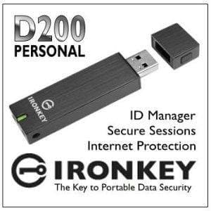Ironkey Personal D200 2GB Flash Drive