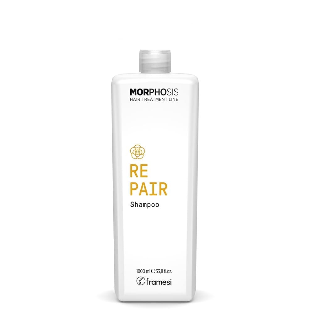 FRAMESI Morphosis Repair Shampoo, Moisturizes and Strengthens Hair, Natural Ingredients, Color Safe