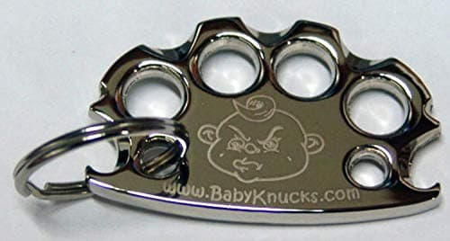Babyknucks SILVER Knuckles Bottle Opener Key Ring & confidence booster- as seen at Think Geek