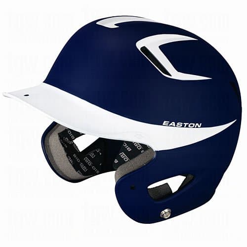 Easton Youth Natural Grip Two-Tone Batting Helmets Fits 6 3/8-7 1/8 Navy/White