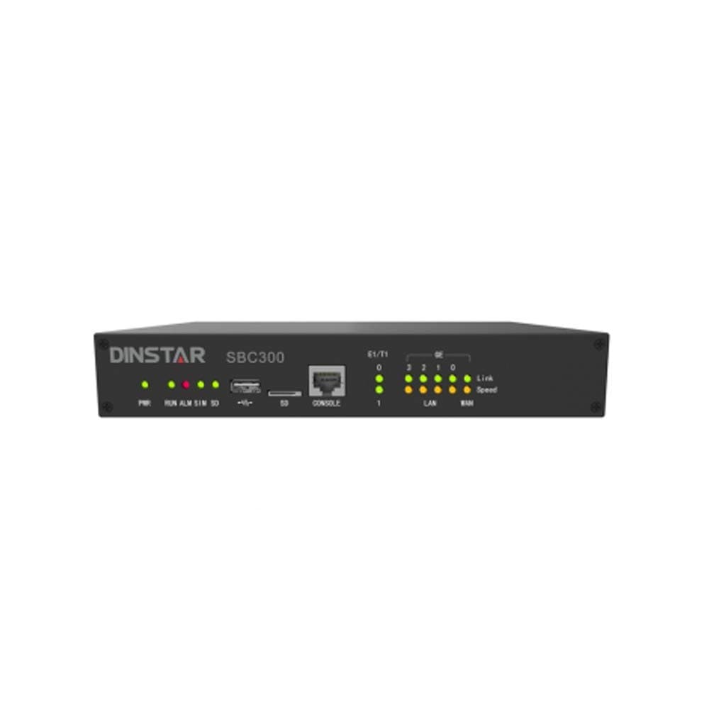 SBC300-10 Supports 10 SIP Sessions and 10 transcoding Sessions.