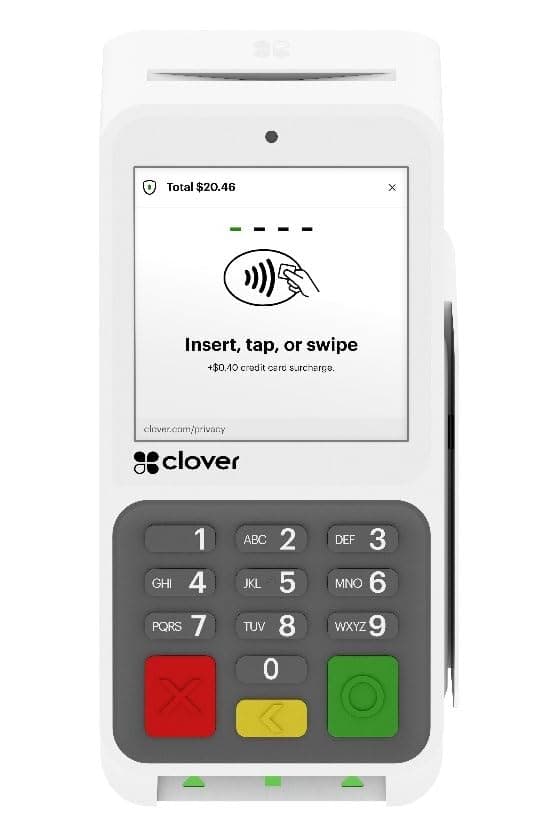 Clover Compact Payment Terminal - Requires New Merchant Processing Account Through Powering POS.