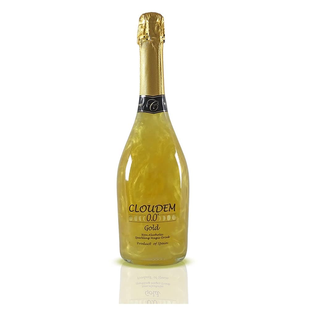 Cloudem Gold 0.0 Non Alcoholic Sparkling Magical Drink, 750ml, Imported from Spain