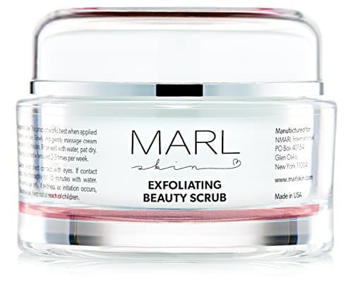 Exfoliating Scrub by MARLskin | Anti Aging Exfoliator – Reducing Wrinkles, Fine Lines, Dark Spots – For Radiance, Skin Smoothing – Face and Neck – 60 ml