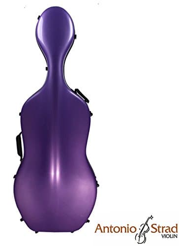 Horizon Carbon Fiber Extra-Lightweight Cello Case- Color: Lavender; Weighs less than 7 lbs!