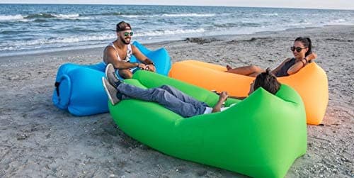 Inflatable Lounger, Inflatable Sofa, Premium Strong Beach Lounger, Camping Sofa, Air Lounger, Air Sofa by Basebody