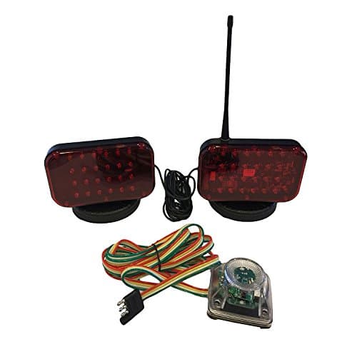 Wireless LED Tow Vehicle Trailer Lights (New 2018 Version)
