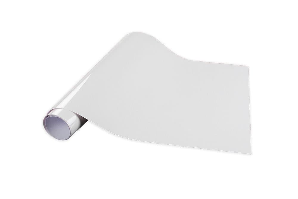 Expressions Vinyl - 12in. x 5 Foot Roll - Quality Heat Transfer Vinyl Roll - Iron-On/T-Shirt Vinyl Works with Cricut and Silhouette Cameo - Applies Easily with Home Iron (White)