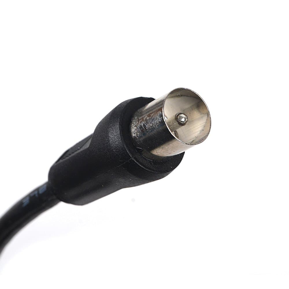 Rainyblue High Gain 30dBi Digital TV Aerial Portable Indoor/Outdoor DVB-T/FM Freeview Antenna for TV HDTV PC with Magnetic Base-Black