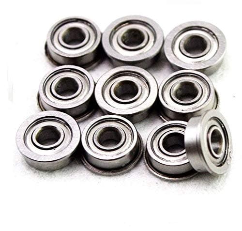 10 PCS MF126ZZ (6x12x4 mm) Metal Shielded FLANGED Ball Bearing MF126zz