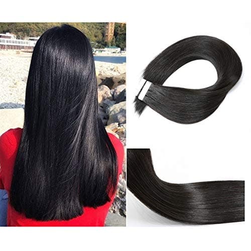 Remy Straight Tape in Hair Extensions Human Hair 50g Ombre Colors #2T6T27 Balayage Long Straight Double Sided Glue in Seamless Skin Weft Invisible Hair 16 Inch
