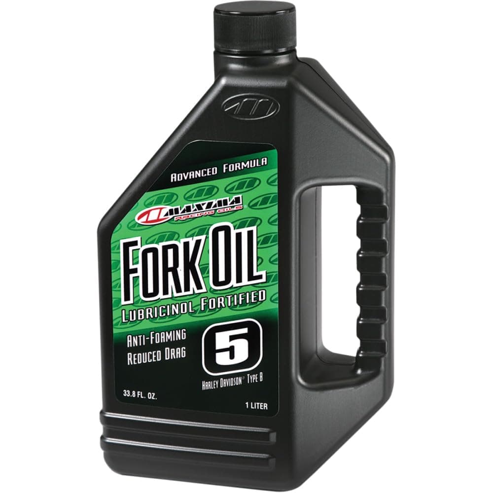 Maxima 54901 5WT Standard Hydraulic Fork Oil - 1 Liter Bottle