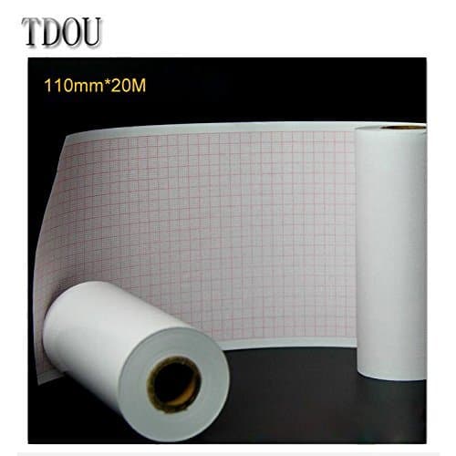 Thermal Paper Roll ECG Paper 110mm20M for CE Marked Digital 12 Leads 3/6 Channel ECG Machine ECG600G Insulation Paper