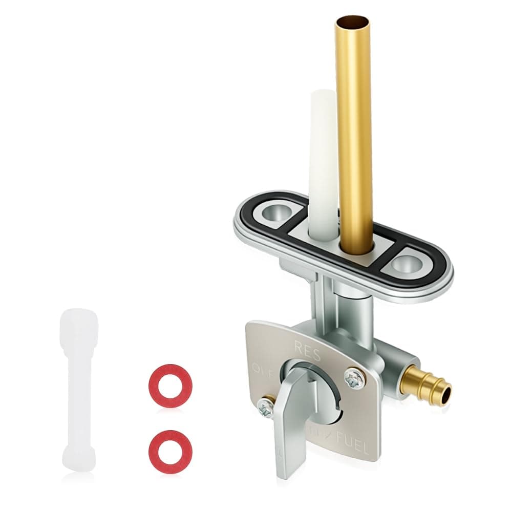Fuel Petcock Valve Fits Yamaha Big Bear 250 400 Bear Tracker 250 Bruin 250 Timberwolf 250 YFB250 Warrior 350 YFM250 YFM350, Kawasaki Bayou 220 250 300 400, Suzuki King Quad 300 LT80 LTZ250 ect