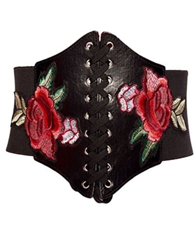 MISS 'N' MAM New Ladies Womens Lace Up Tie Up Eyelet High Waist Waistband Corset Belt One Size