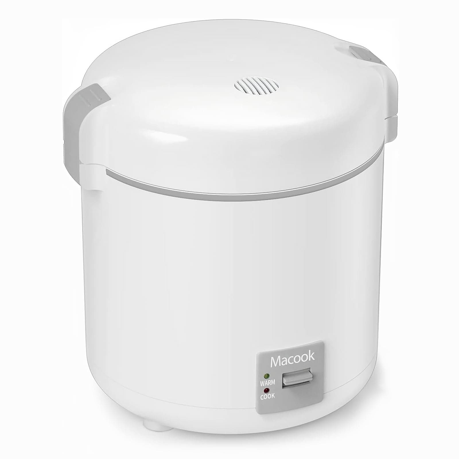 Rice Cooker Small 1-1.5 Cups Uncooked(3 Cups Cooked), Mini Rice Cooker with Removable Nonstick Pot, One Touch&Keep Warm Function, Travel Rice Cooker for Soup Grain Oatmeal Veggie, White