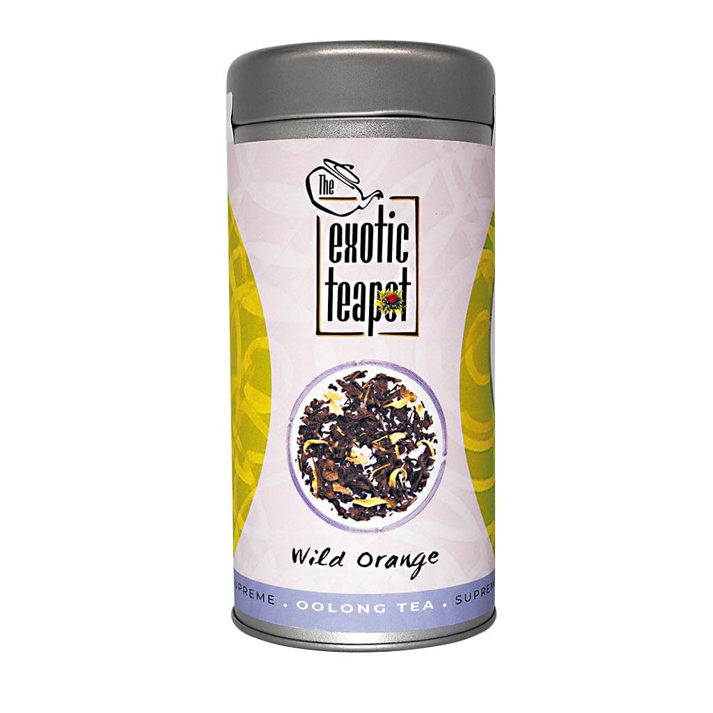 Wild Orange Oolong Tea, 100g Tin, Citrus Blossom Peel Oolong Blend