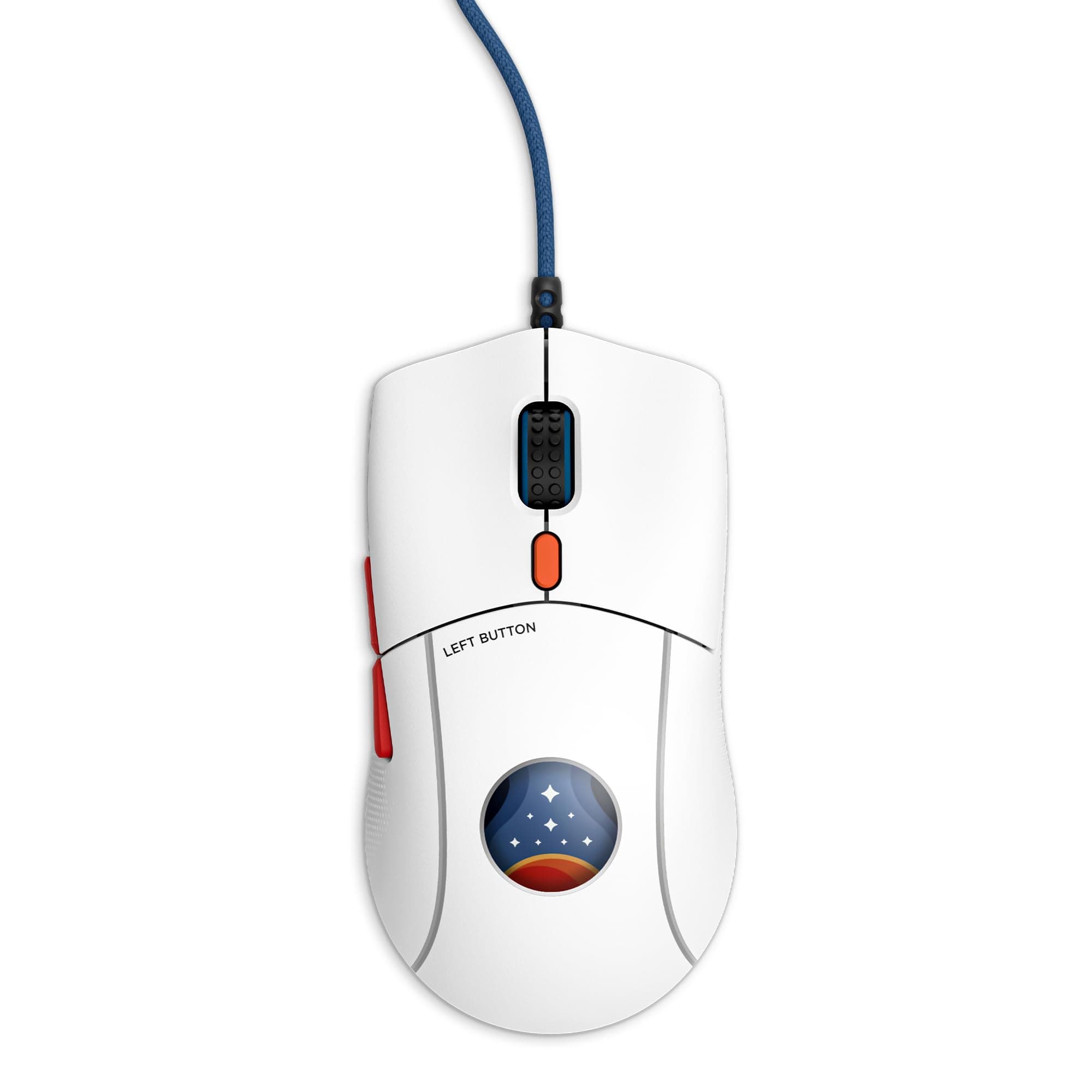 NZXT Lift 2 Starfield | Lightweight Symmetrical Wired Gaming Mouse | Lightweight 58g Design | 8K Polling Rate | Optical Switch | 26K DPI Optical Sensor | 100% PTFE Feet | Starfield Design