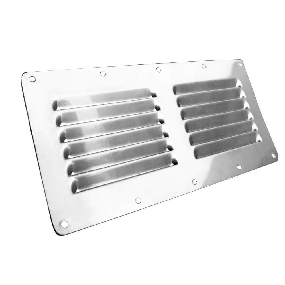 Prairie Metal Stainless Steel Stamped Louvered Vent Air Grill Cover Ventilation Louver Grille