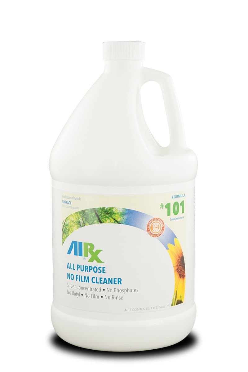 Airx RX 101 All Purpose Odor Counteractant Cleaner, 1 Gallon Bottle, Bright Blue