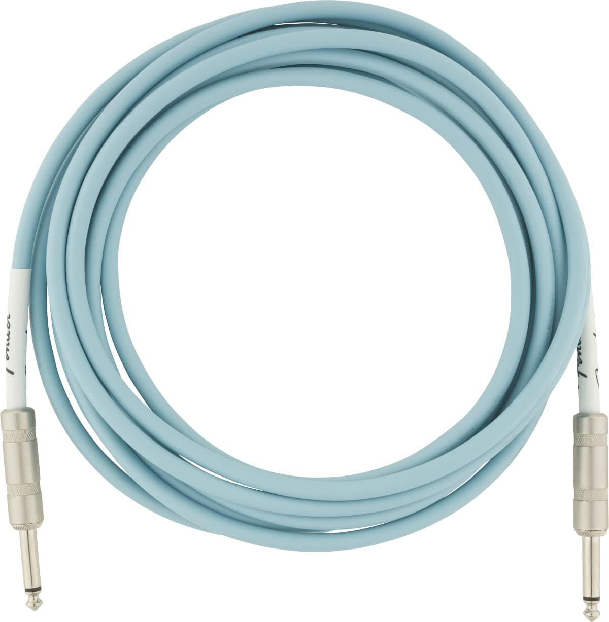 Original Series Instrument Cable, Guitar Cable, Guitar Accessories, Straight/Straight, Daphne Blue, 10ft