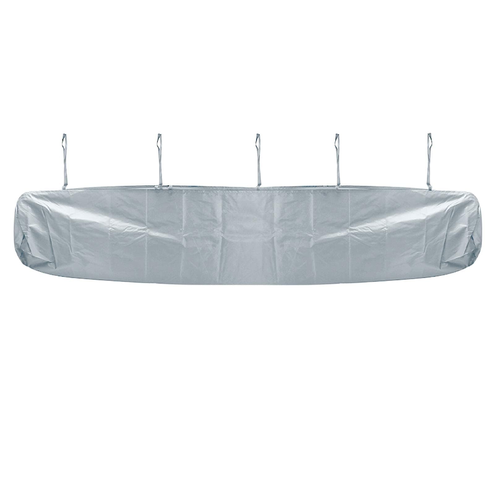 GeKLokPatio Protection Canopy, Heavy Duty Oxford Awning Cover, Waterproof Replacement (Grey, 2.5m)