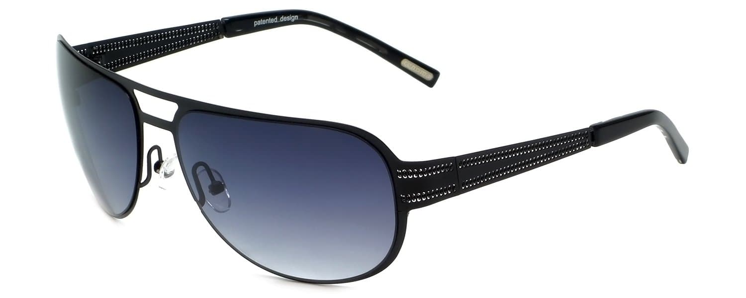 Renoma Designer Sunglasses Ruben 0000 in Black with Grey Gradient Lens