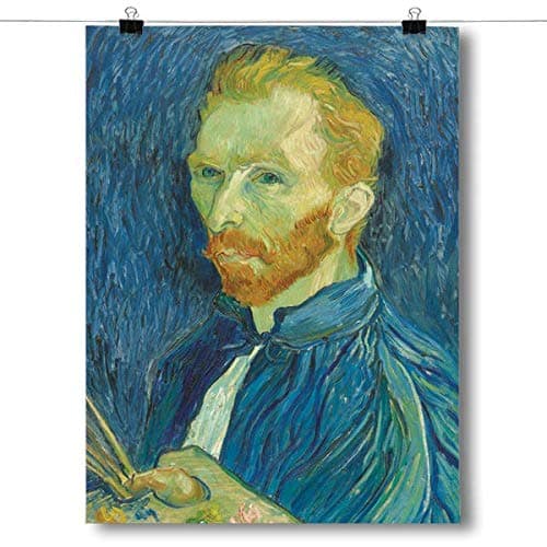 Inspired Posters - Vincent Van Gogh Self-Portrait Decorative Wall Art Poster - Modern Home Decor - Motivational Posters - UV Print 8 x 10 Poster