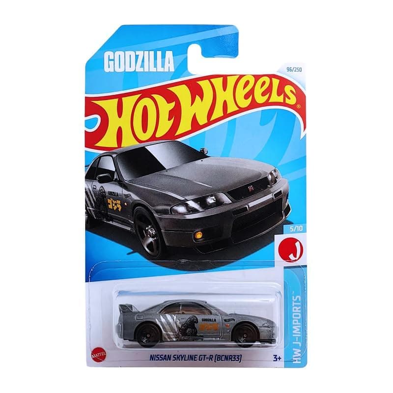 Hot Wheels Nissan Skyline GT-R (BNCR33), Gray, HW J-Imports 5/10