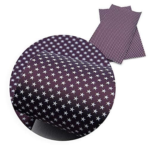 8x13 Inch Flower Leather Sheets for Jewelry Making-Cute Leather Sheets- Synthetic Leather Sheets for Bows- Animal Print Faux Leather Sheets for Crafts - Bag Material for Sewing (Style 6)