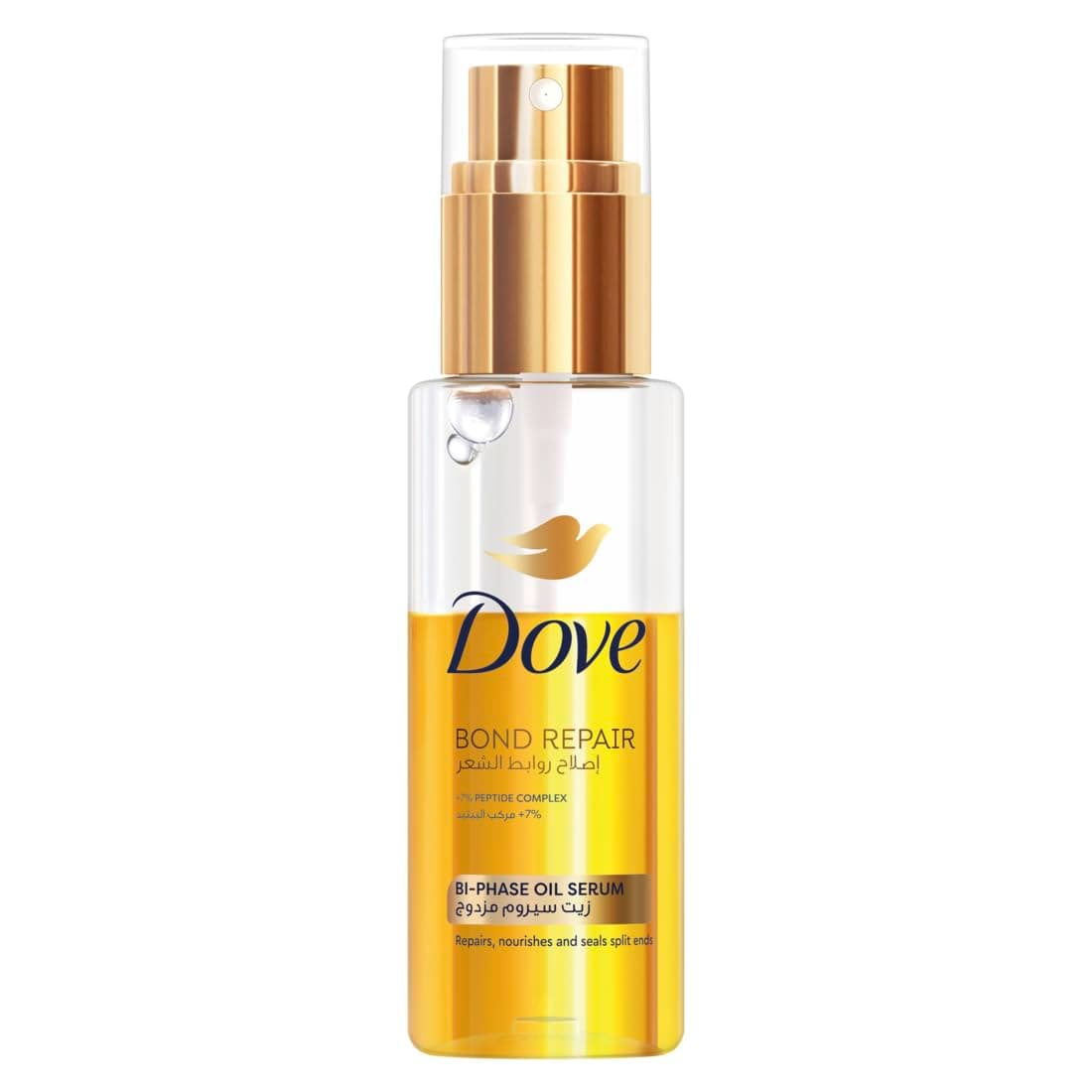 Dove Bond Repair Bi-phase Oil Serum for healthy, vital, smooth hair, Bio Protein Care, Repairs, nourishes and seals hair bonds, 80ml