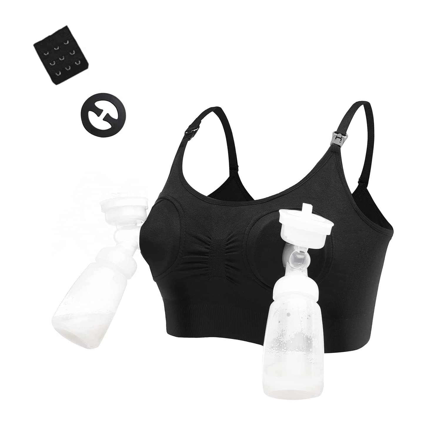 Women Hands Free Breast Pump Breast Feeding Pump Pumping Bra Maternity Adjustable Nursing Bra