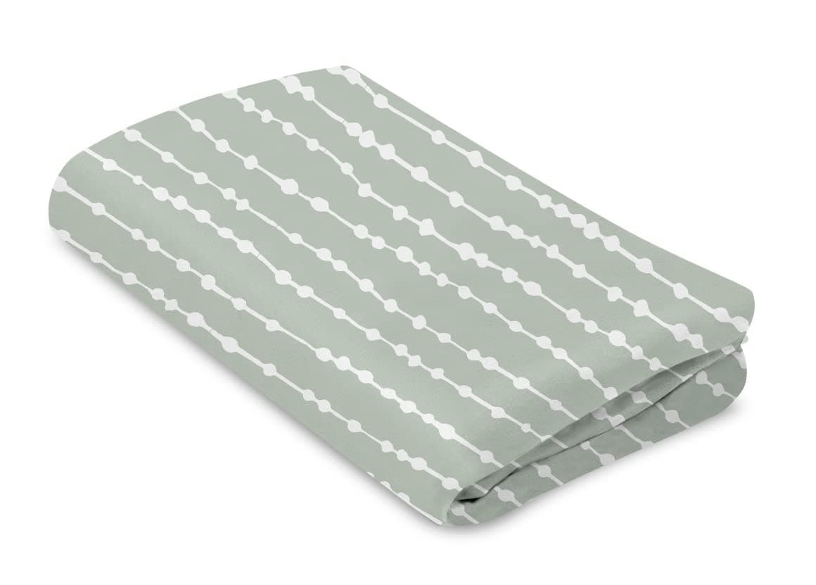 mamaRoo Sleep Waterproof Bassinet Sheet - Beads, Sage