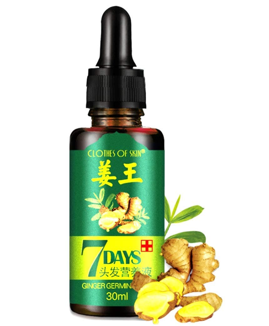 Ginger Germinal Oil, Hair Growth Oil, 2019 Hair Growth Ginger Essential Oil, Ginger Germinal Essential Oil,Hair Loss Treatment Hair Care Hair Growth Serum for Men & Women 30ml