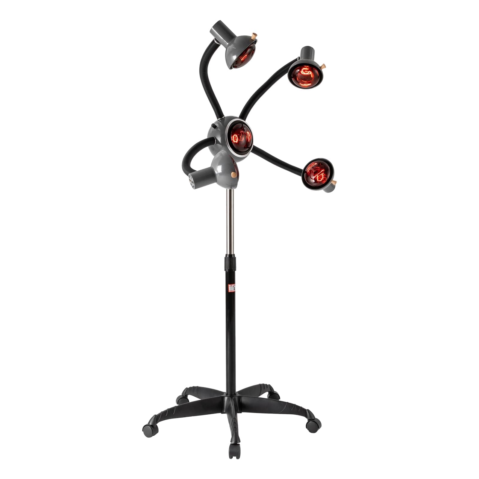 5 Head Infrared Heat Lamp Salon, Adjusting Height Hair Color Processor, Infrared Lamp Hair Dryer, Color Processor Machine Hair Heat Lamps for Salon with Flexible Arms