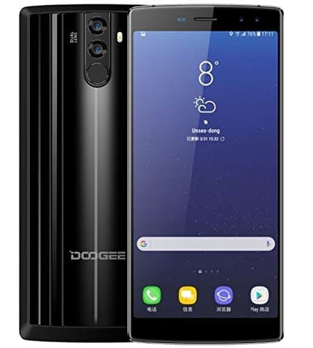 DOOGEE BL12000-6.0 inch FHD+ (18:9 ratio) 12000mAh Battery Android 7.0 4G Smartphone, Octa Core 1.5GHz 4GB+32GB, Quad Cameras (16MP+8MP+16MP+13MP), Quick Charge - Black