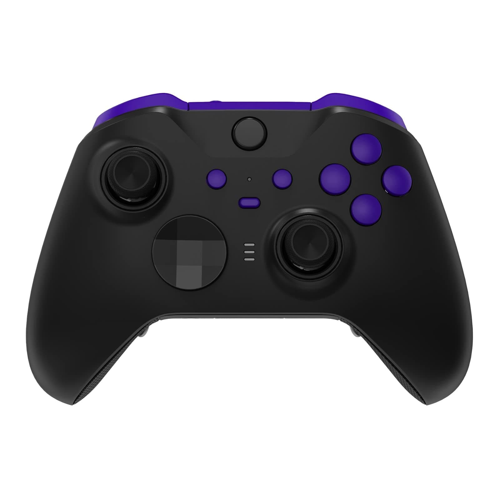 eXtremeRate Purple Replacement Buttons for Xbox One Elite V2 Controller Model 1797, LB RB LT RT Bumpers Triggers ABXY Start Back Sync Profile Switch Keys for Xbox Elite Series 2 Core Model 1797