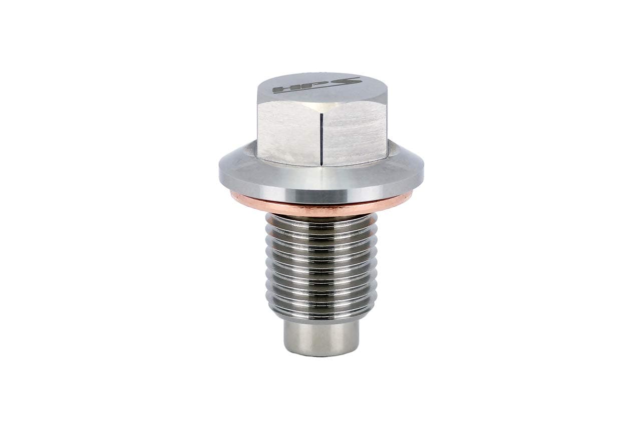 Automotive HPS Performance Stainless Steel Magnetic Oil Drain Plug Bolt MDP-M12x125