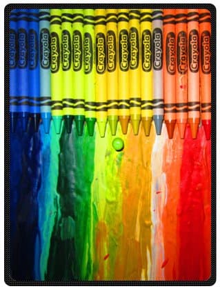 Top design Rainbow Crayon Printed Blanket Sumptuously Plush Lap Warmer Winter Blankets Throw Bedspread 58" x 80" (Large)