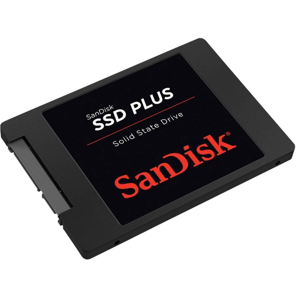 SanDisk SSD PLUS 480GB Internal SSD - SATA III 6 Gb/s, 2.5"/7mm, Up to 535 MB/s - SDSSDA-480G-G26