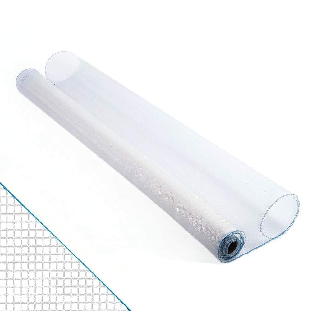 Shatex Roll Window Screen Mesh, DIY Nylon Screen Replacement Mesh Fabric, Anti-Mosquito/Insect Barrier, 36"x75", White