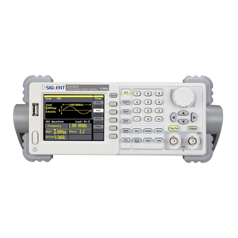 Siglent Technologies SDG810 Siglent Single Channel 10 mhz Bandwidth Signal Generator, Function Generator, Arbitrary Waveform Generator, 125 MSa/s Sampling Rate