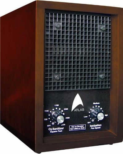 HEPA Ionic Air Purifier Cleaner Ozone Ionizer Breezer Atlas (300H02)